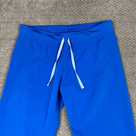 Figs Livingston Scrub Pants Womens Large Petite Blue Technical Collection LP - Picture 2 of 11